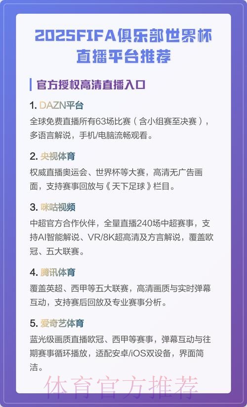 推荐免费看世界杯直播的平台 推荐免费看世界杯直播的平台
